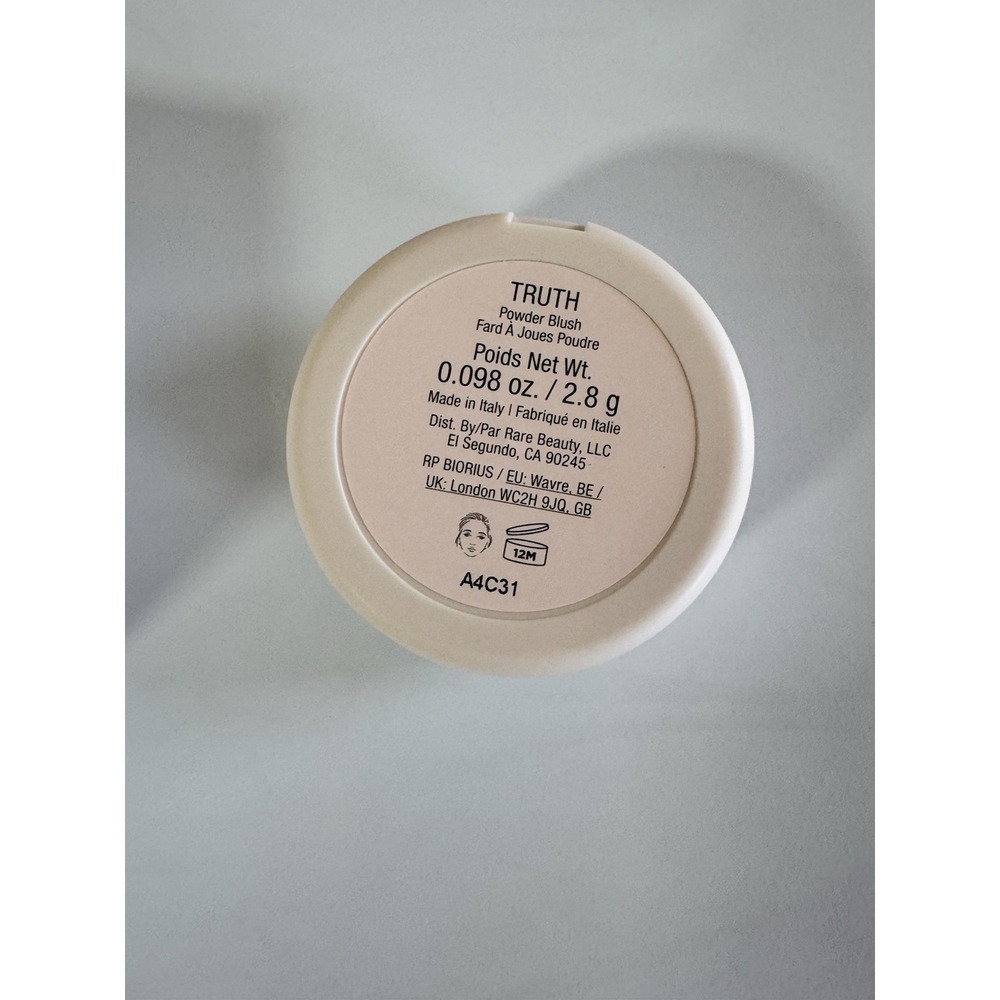 Rare Beauty Soft Pinch Luminous Powder Blush Truth 2.8g Full Size NEW - Picture 4 of 6
